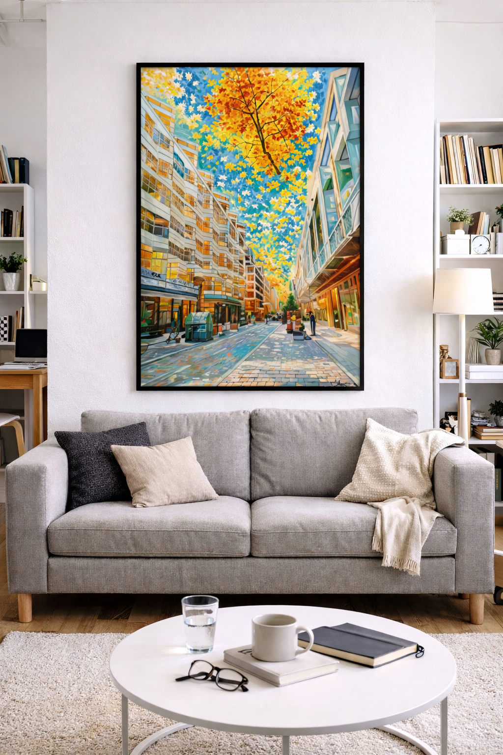 BerlinPainted – Acrylglasbild, glänzend mit Rahmen