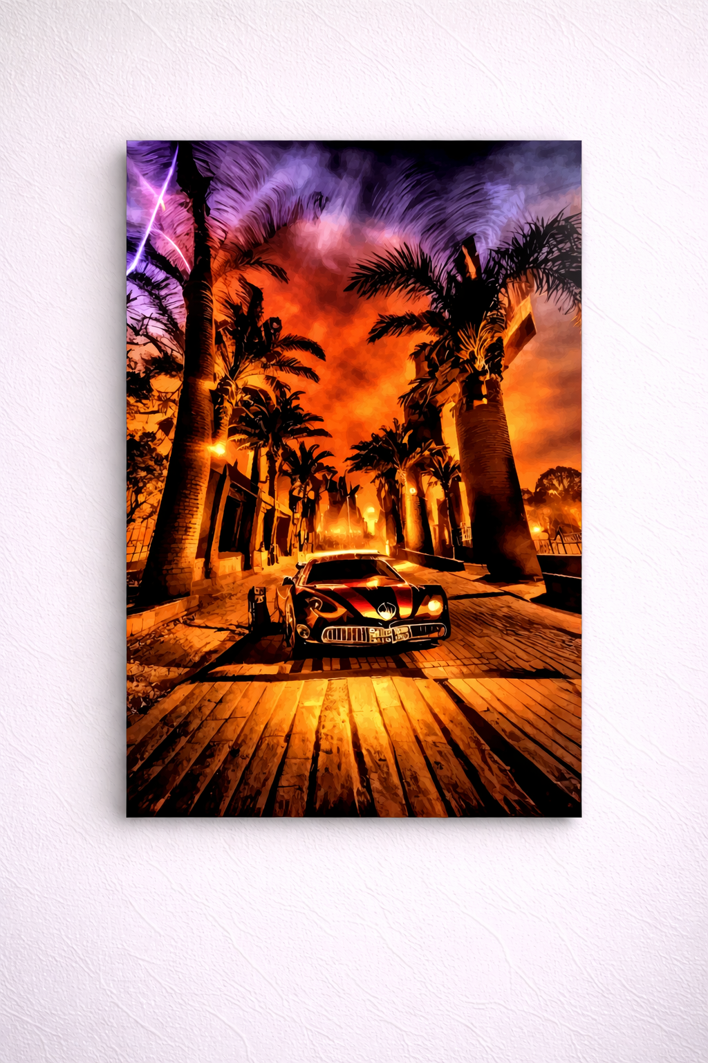 DreamOnTheBeach – Acrylglasbild, glänzend mit Rahmen