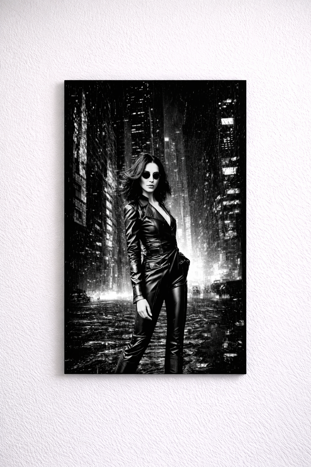 Matrix – Acrylglasbild, glänzend mit Rahmen