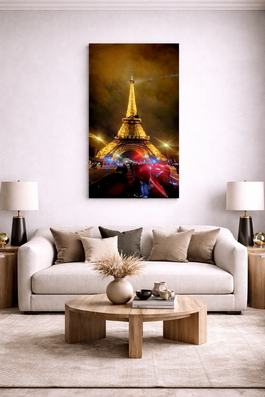 ParisTower – Acrylglasbild, glänzend mit Rahmen