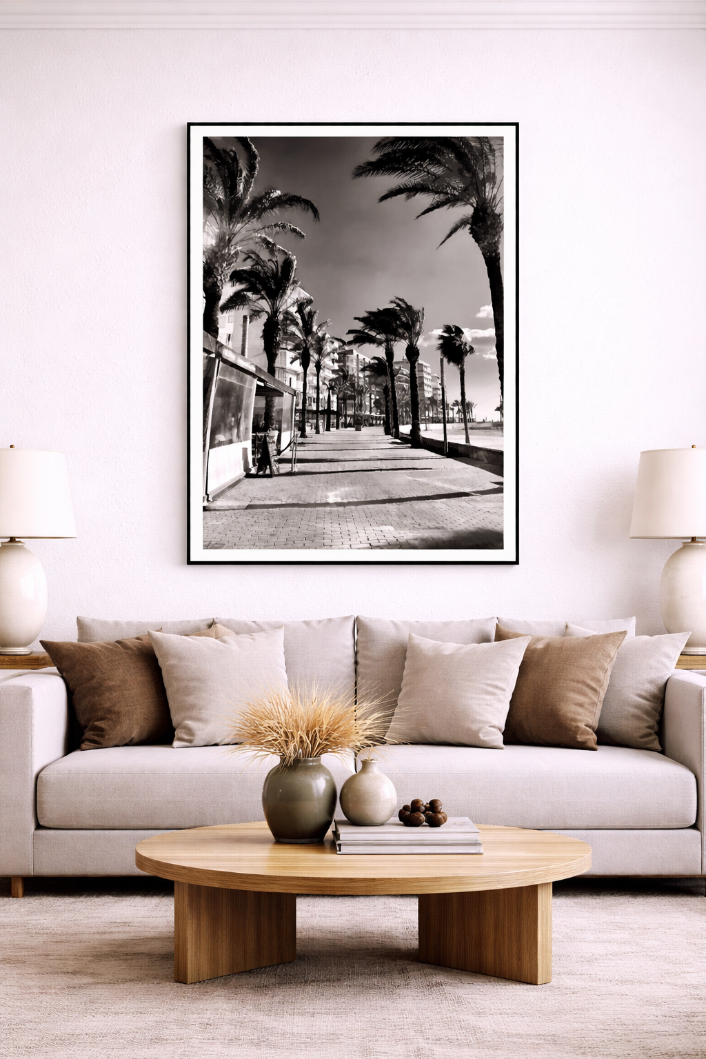 SWBeach – Acrylglasbild, glänzend mit Rahmen