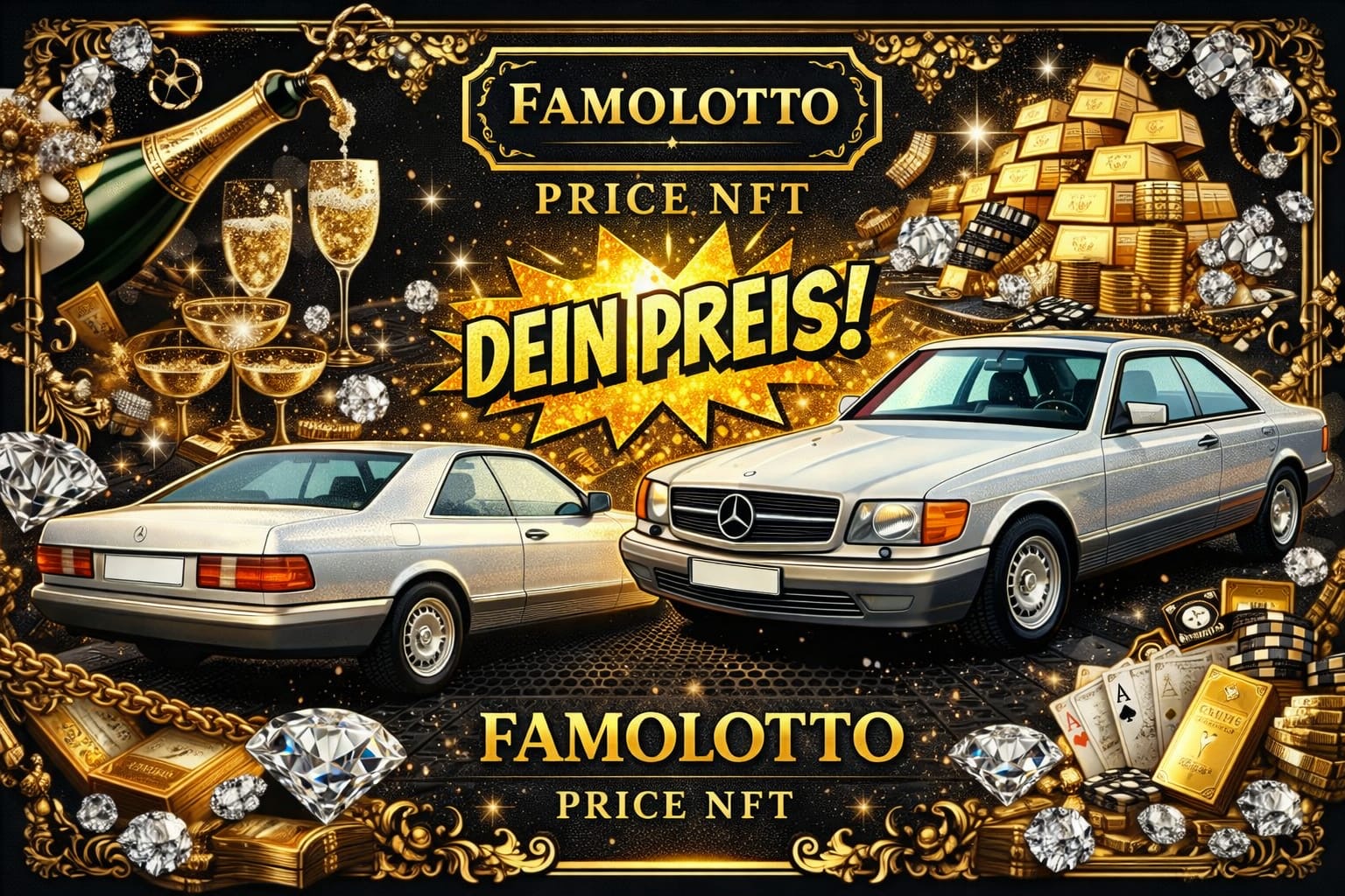 Mercedes Benz C126- BUY ONE LUCKY NFT GET ONE TICKET FREE