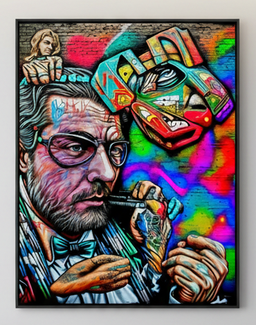 EnzosDream – Super Large Acrylglasbild, glänzend mit Rahmen