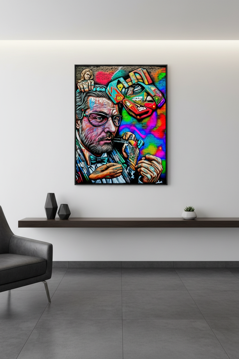 EnzosDream – Super Large Acrylglasbild, glänzend mit Rahmen