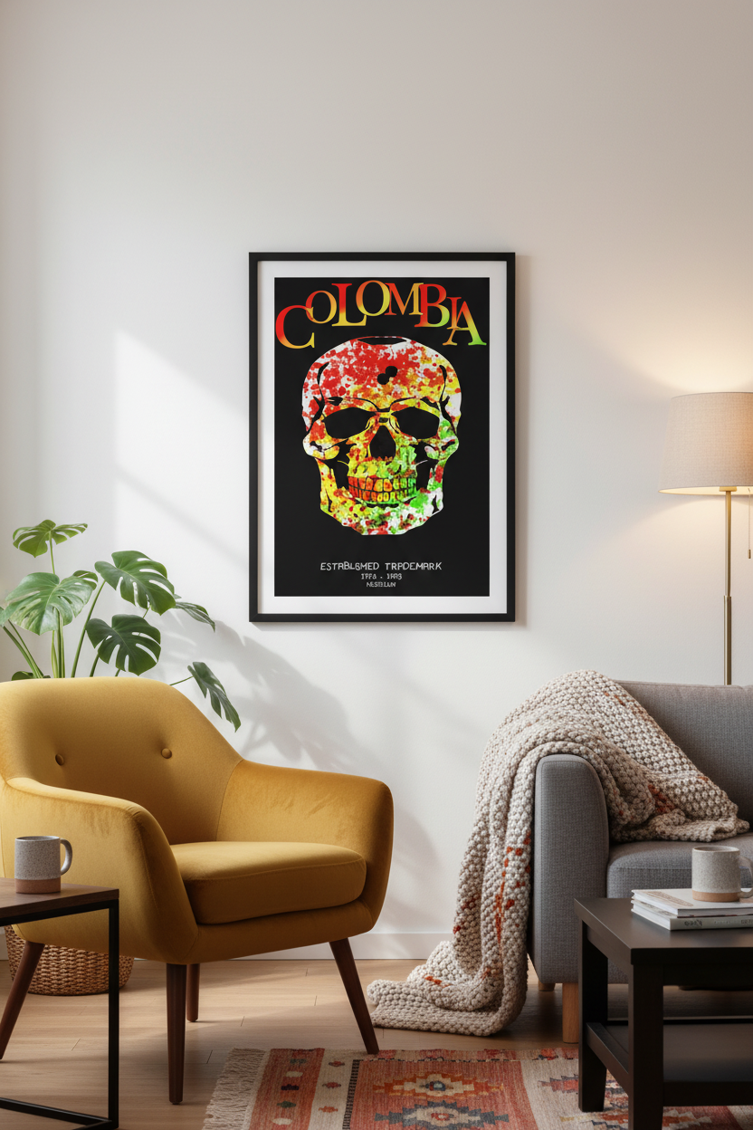 TrademarkSicario – Acrylglasbild, glänzend mit Rahmen